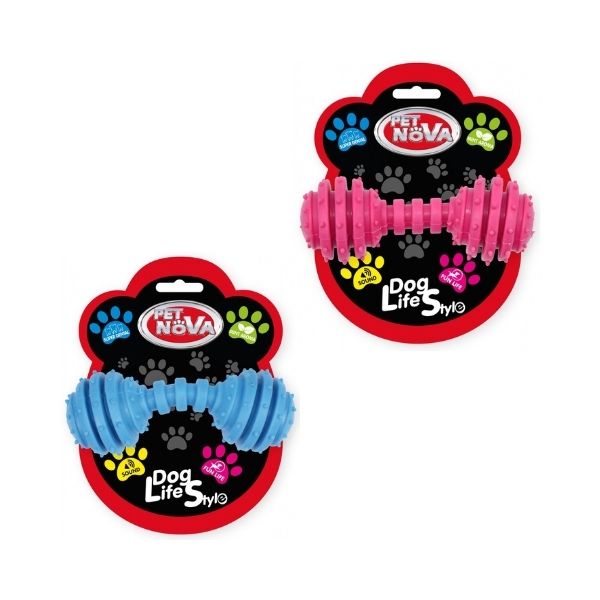 Pet Nova Hundelegetøj TPR Dumbbell - 12 cm