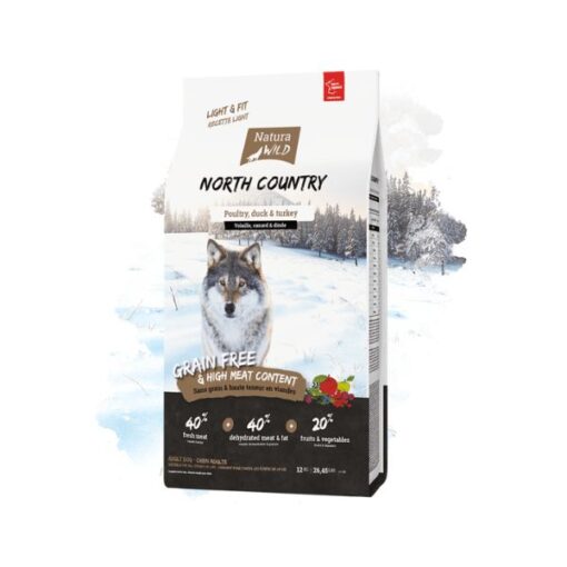 Natura Wild North Country Kornfrit Hundefoder - 12 kg