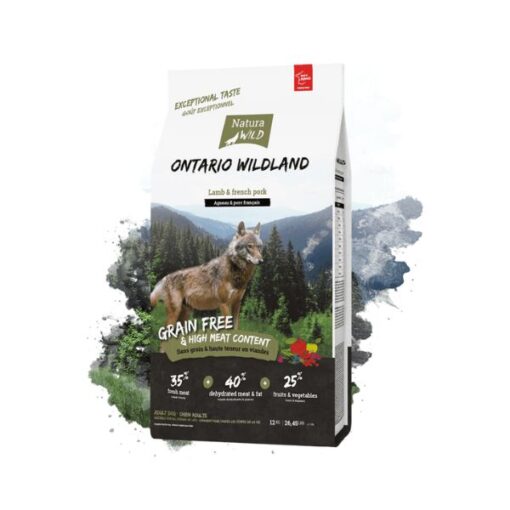 Natura Wild Ontario Wildland Kornfrit Hundefoder - 12 kg